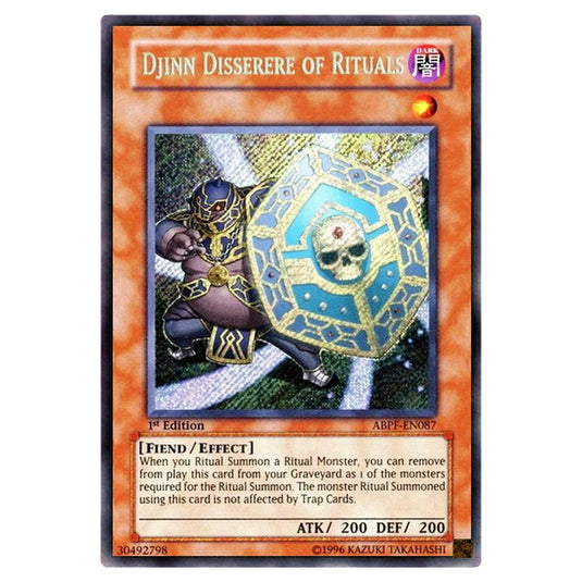 Yu-Gi-Oh! - Absolute Powerforce - Djinn Disserere of Rituals (Secret Rare) ABPF-EN087