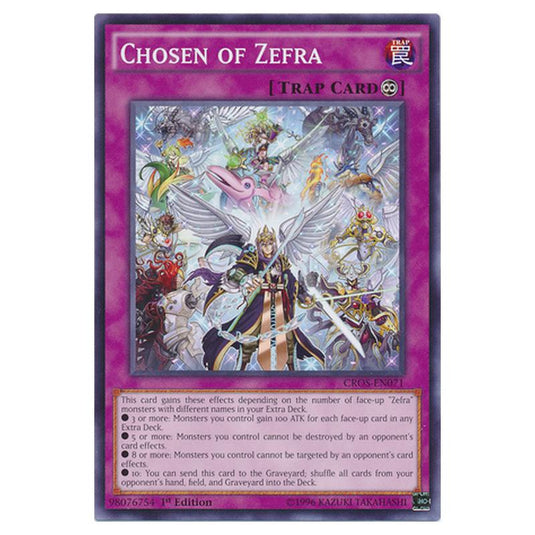 Yu-Gi-Oh! - Crossed Souls - Chosen of Zefra (Common) CROS-EN071