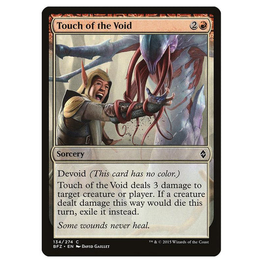 Magic The Gathering - Battle For Zendikar - Touch Of The Void - 134/274
