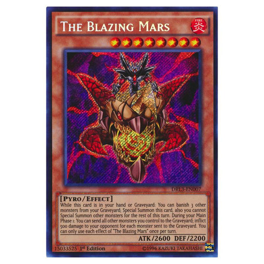 Yu-Gi-Oh! - Dragons of Legend - Unleashed - The Blazing Mars (Secret Rare) DRL3-EN007