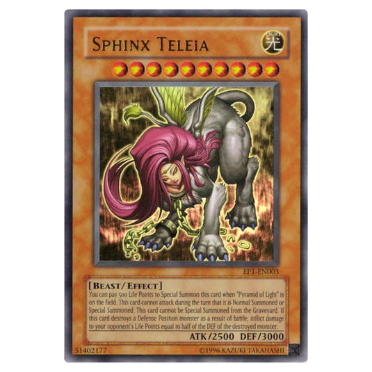Yu-Gi-Oh! - Exclusive Pack - Sphinx Teleia (Ultra Rare) EP1-EN003