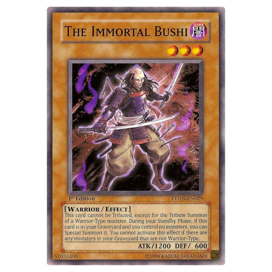 Yu-Gi-Oh! - Phantom Darkness - The Immortal Bushi (Common) PTDN-EN029