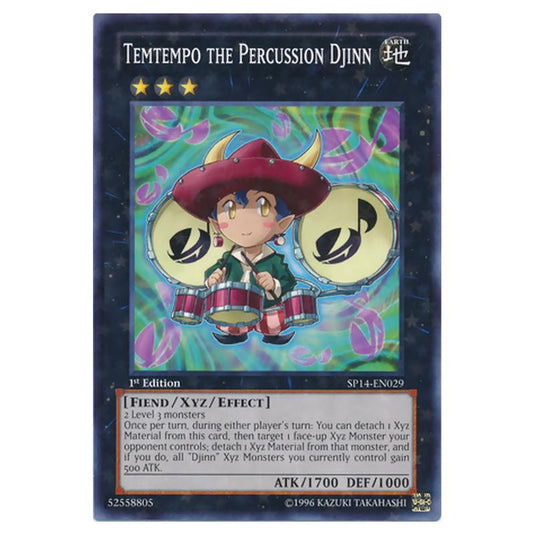 Yu-Gi-Oh! - Star Pack 2014 - Temtempo the Percussion Djinn (Starfoil Rare) SP14-EN029