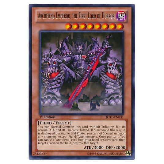 Yu-Gi-Oh! - Judgment of the Light - Archfiend Emperor, the First Lord of Horror (Rare) JOTL-EN031