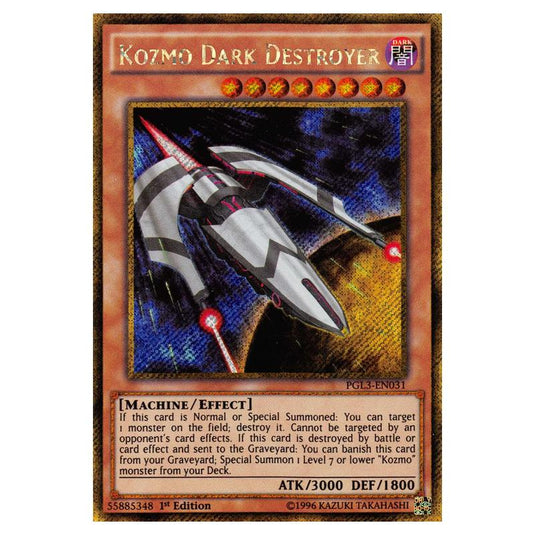 Yu-Gi-Oh! - Premium Gold - Infinite Gold - Kozmo Dark Destroyer (Gold Secret Rare) PGL3-EN031