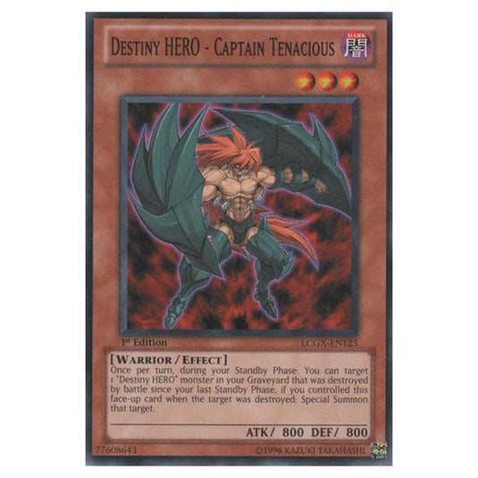 Yu-Gi-Oh! - Legendary Collection 2 - The Duel Academy Years Mega Pack - Destiny HERO - Captain Tenacious (Common) LCGX-EN123