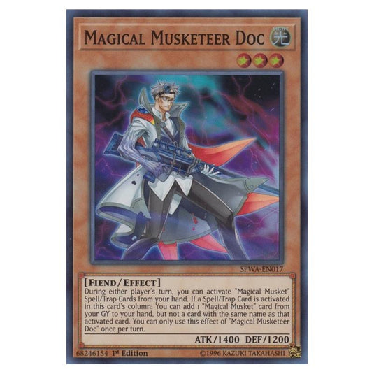 Yu-Gi-Oh! - Spirit Warriors - Magical Musketeer Doc (Super Rare) SPWA-EN017
