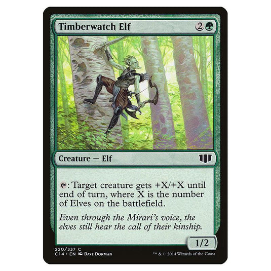 Magic The Gathering - Commander 2014 - Timberwatch Elf - 220