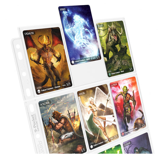 Ultimate Guard - 9-Pocket Pages - Top-Loading Clear (100)