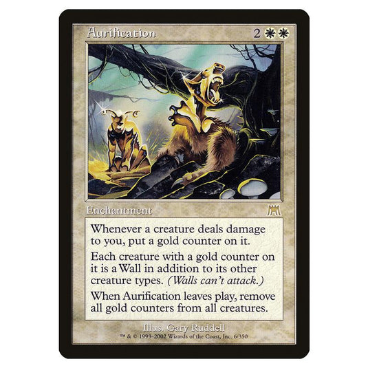 Magic The Gathering - Onslaught - Aurification - 6/350 (Foil)