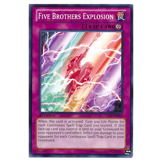 Yu-Gi-Oh! - Lord of the Tachyon Galaxy - Five Brothers Explosion (Common) LTGY-EN089