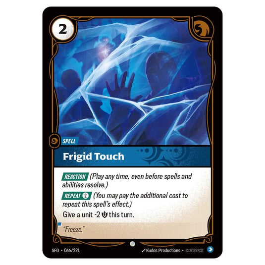 Riftbound: League of Legends TCG - Spiritforged - Frigid Touch - 066/221