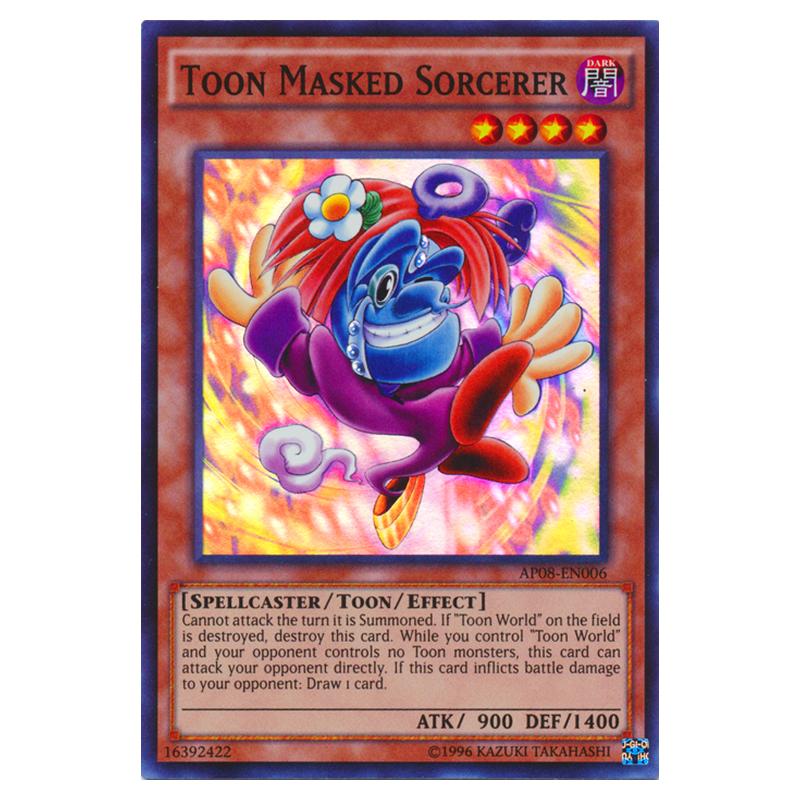 Yu-Gi-Oh! - Astral Pack Eight - Toon Masked Sorcerer (Super Rare) AP08 Yu-Gi-Oh! - Astral Pack Eight - Toon Masked Sorcerer (Super Rare) AP08