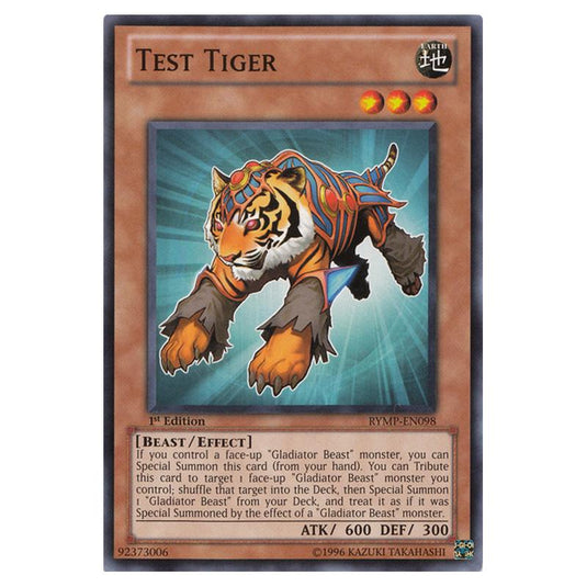 Yu-Gi-Oh! - Ra Yellow Mega Pack - Test Tiger (Common) RYMP-EN098