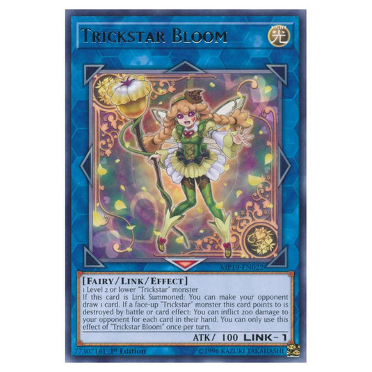 Yu-Gi-Oh! - 2019 Gold Sarcophagus Tin Mega Pack - Trickstar Bloom (Rare) MP19-EN022
