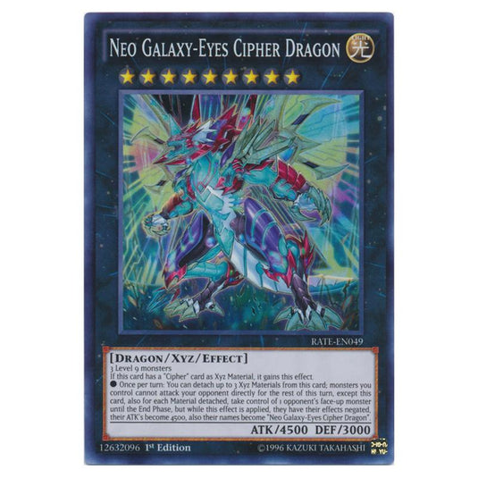 Yu-Gi-Oh! - Raging Tempest - Neo Galaxy-Eyes Cipher Dragon (Super Rare) RATE-EN049