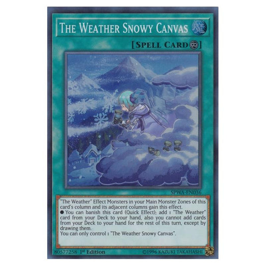 Yu-Gi-Oh! - Spirit Warriors - The Weather Snowy Canvas (Super Rare) SPWA-EN036