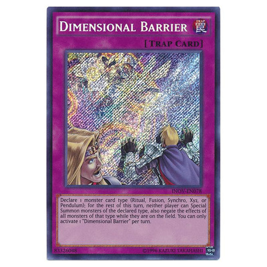 Yu-Gi-Oh! - Invasion - Vengeance - Dimensional Barrier (Secret Rare) INOV-EN078