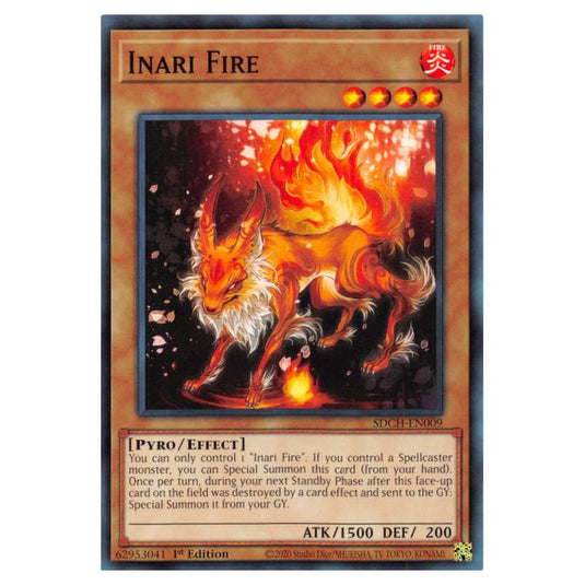 Yu-Gi-Oh! - Structure Deck - Spirit Charmers - Inari Fire (Common) SDCH-EN009