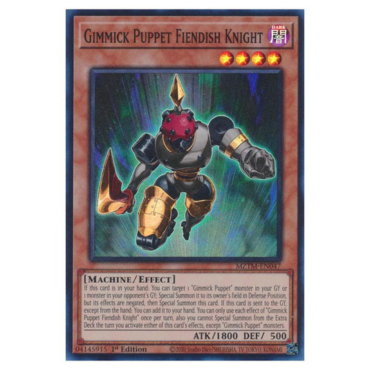 Yu-Gi-Oh! - Maze of the Master - Gimmick Puppet Fiendish Knight (Super Rare) MZTM-EN047