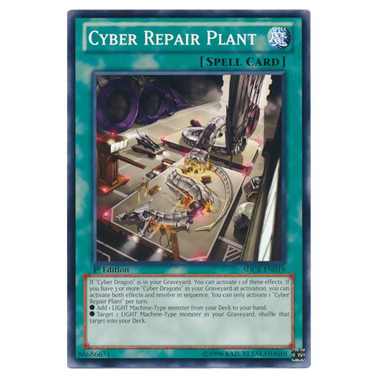 Yu-Gi-Oh! - Cyber Dragon Revolution Structure Deck - Cyber Repair Plant (Common) SDCR-EN019
