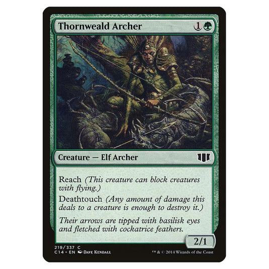 Magic The Gathering - Commander 2014 - Thornweald Archer - 219