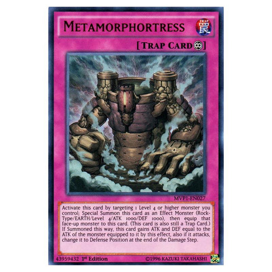 Yu-Gi-Oh! - Yu-Gi-Oh! The Dark Side of Dimensions Movie Pack - Metamorphortress (Ultra Rare) MVP1-EN027