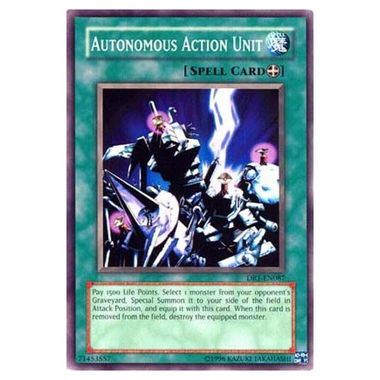 Yu-Gi-Oh! - Dark Revelation Volume 1 - Autonomous Action Unit (Common) DR1-EN087