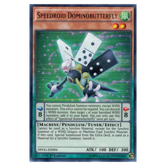 Yu-Gi-Oh! - Duelist Pack - Dimensional Guardians - Speedroid Dominobutterfly (Ultra Rare) DPDG-EN004