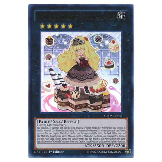 Yu-Gi-Oh! - Crossed Souls - Madolche Puddingcess Chocolat-a-la-Mode (Ultra Rare) CROS-EN051