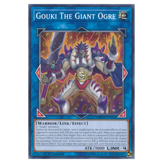 Yu-Gi-Oh! - 2019 Gold Sarcophagus Tin Mega Pack - Gouki The Giant Ogre (Common) MP19-EN102