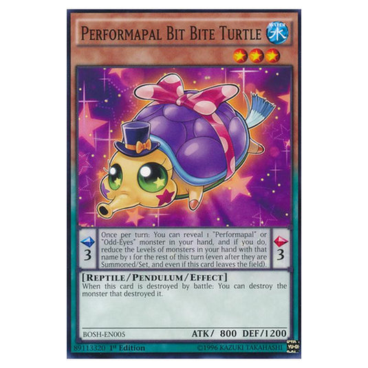 Yu-Gi-Oh! - Breakers of Shadow - Performapal Bit Bite Turtle (Common) BOSH-EN005