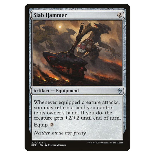 Magic The Gathering - Battle For Zendikar - Slab Hammer - 227/274 (Foil)