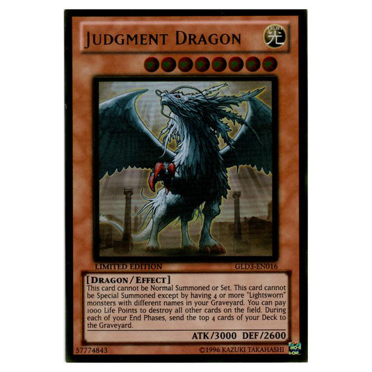 Yu-Gi-Oh! - Gold Series 3 - Judgment Dragon (Gold Rare) GLD3-EN016