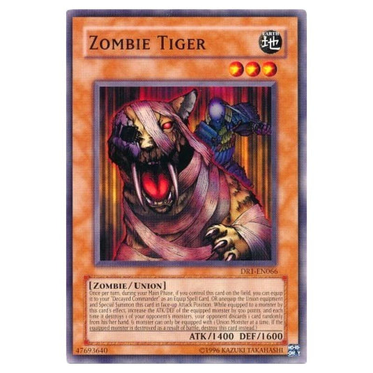 Yu-Gi-Oh! - Dark Revelation Volume 1 - Zombie Tiger (Common) DR1-EN066
