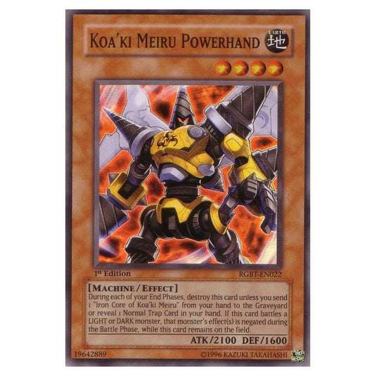 Yu-Gi-Oh! - Raging Battle - Koa'ki Meiru Powerhand (Super Rare) RGBT-EN022