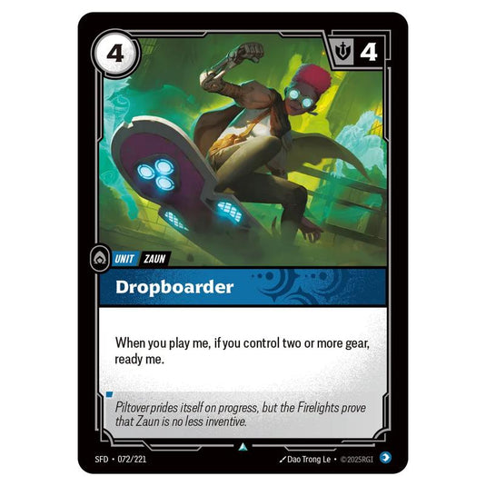 Riftbound: League of Legends TCG - Spiritforged - Dropboarder - 072/221