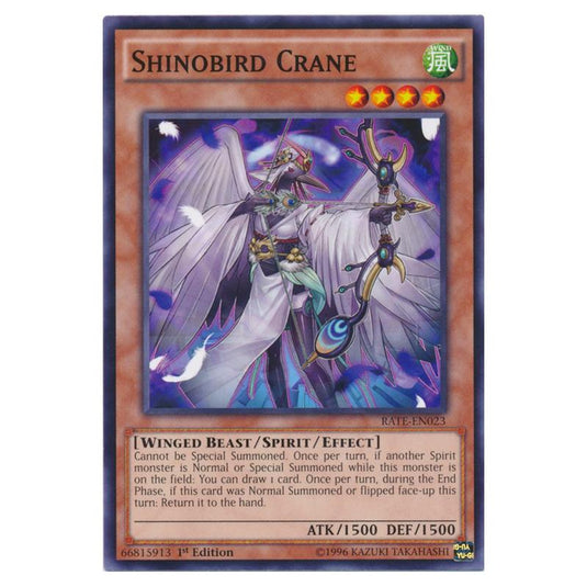 Yu-Gi-Oh! - Raging Tempest - Shinobird Crane (Common) RATE-EN023