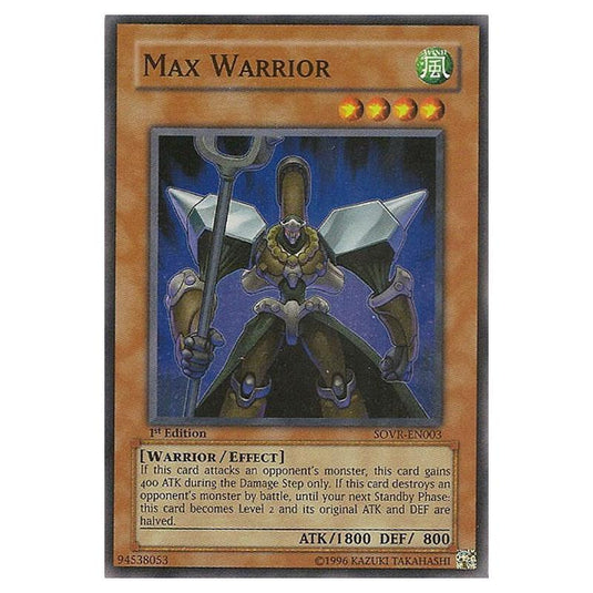 Yu-Gi-Oh! - Stardust Overdrive - Max Warrior (Super Rare) SOVR-EN003