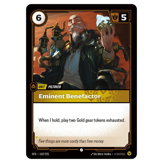 Riftbound: League of Legends TCG - Spiritforged - Eminent Benefactor - 152/221