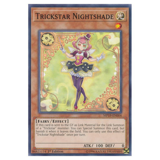 Yu-Gi-Oh! - 2019 Gold Sarcophagus Tin Mega Pack - Trickstar Nightshade (Common) MP19-EN004
