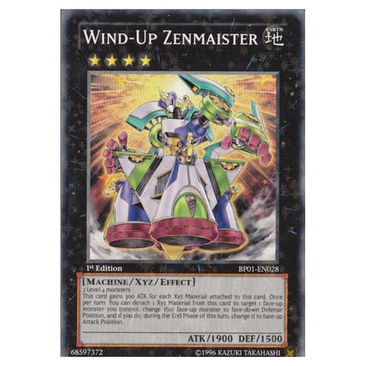 Yu-Gi-Oh! - Battle Pack - Epic Dawn - Wind-Up Zenmaister (Starfoil Rare) BP01-EN028