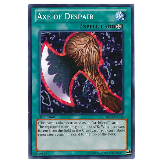 Yu-Gi-Oh! - Battle Pack 2 - War of the Giants - Axe of Despair (Common) BP02-EN131
