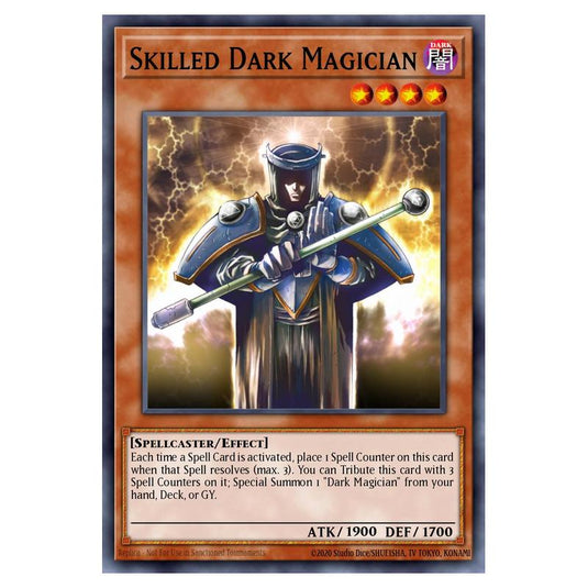 Yu-Gi-Oh! - Yugi's Legendary Decks - Skilled Dark Magician (Common) YGLD-ENC19