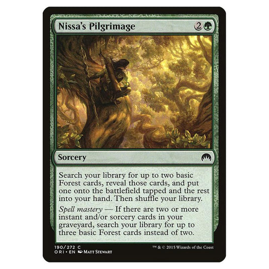 Magic The Gathering - Magic Origins - Nissa\\'s Pilgrimage - 190/272