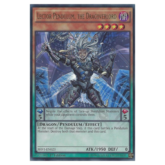 Yu-Gi-Oh! - Shining Victories - Lector Pendulum, the Dracoverlord (Ultra Rare) SHVI-EN023