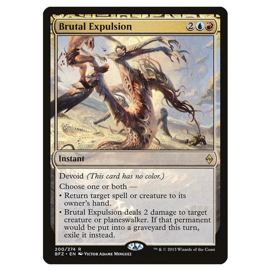 Magic The Gathering - Battle For Zendikar - Brutal Expulsion - 200/274