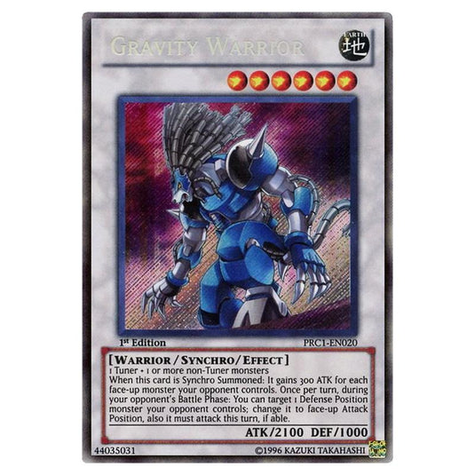 Yu-Gi-Oh! - Premium Collection Tin - Gravity Warrior (Secret Rare) PRC1-EN020