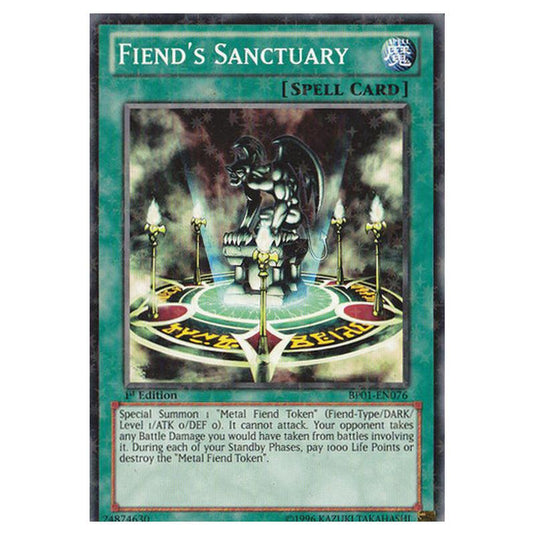 Yu-Gi-Oh! - Battle Pack - Epic Dawn - Fiend's Sanctuary (Starfoil Rare) BP01-EN076