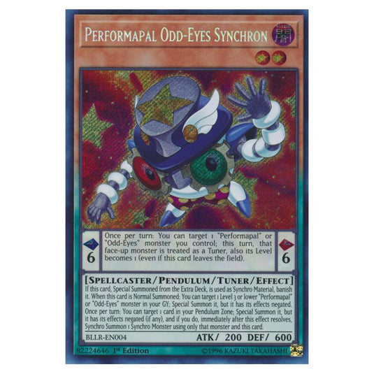 Yu-Gi-Oh! - Battles of Legend - Light's Revenge - Performapal Odd-Eyes Synchron (Secret Rare) BLLR-EN004